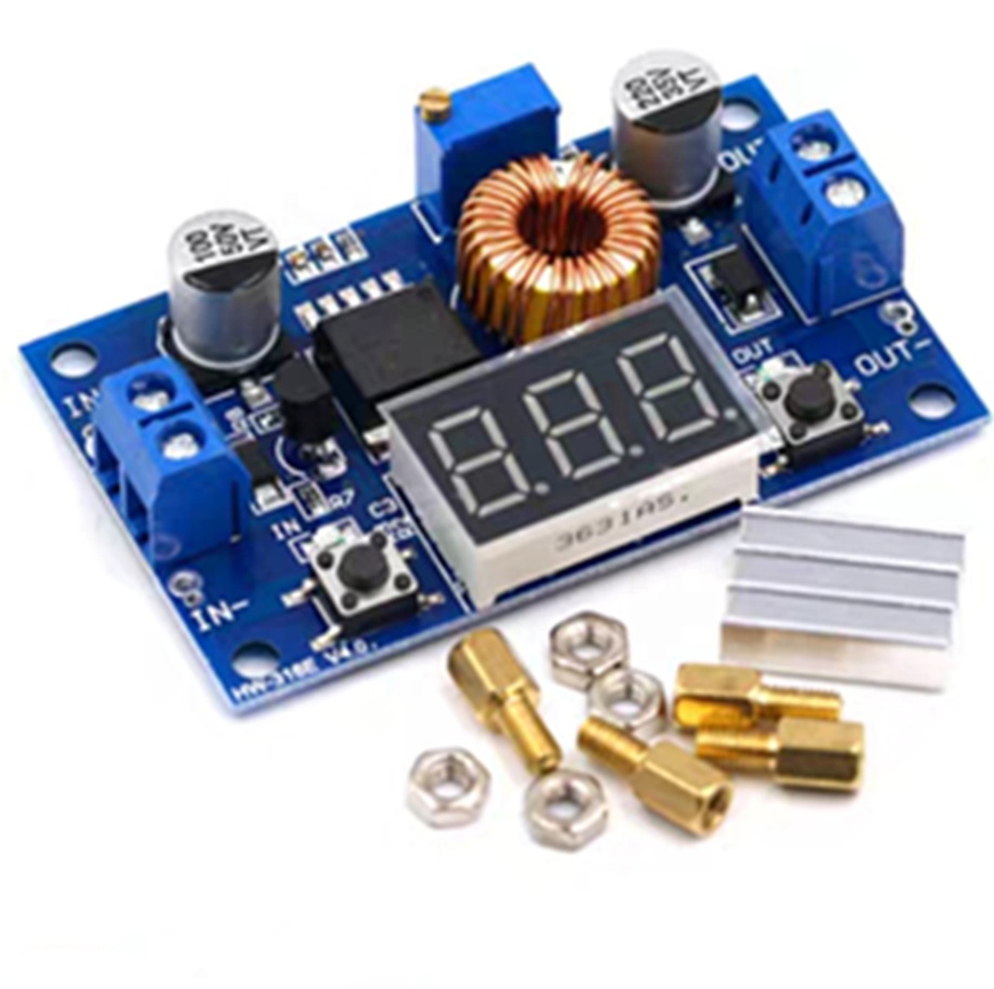 LM2596S DC-DC 5A 75 Вт с цифровым дисплеем Регулируемый Модуль