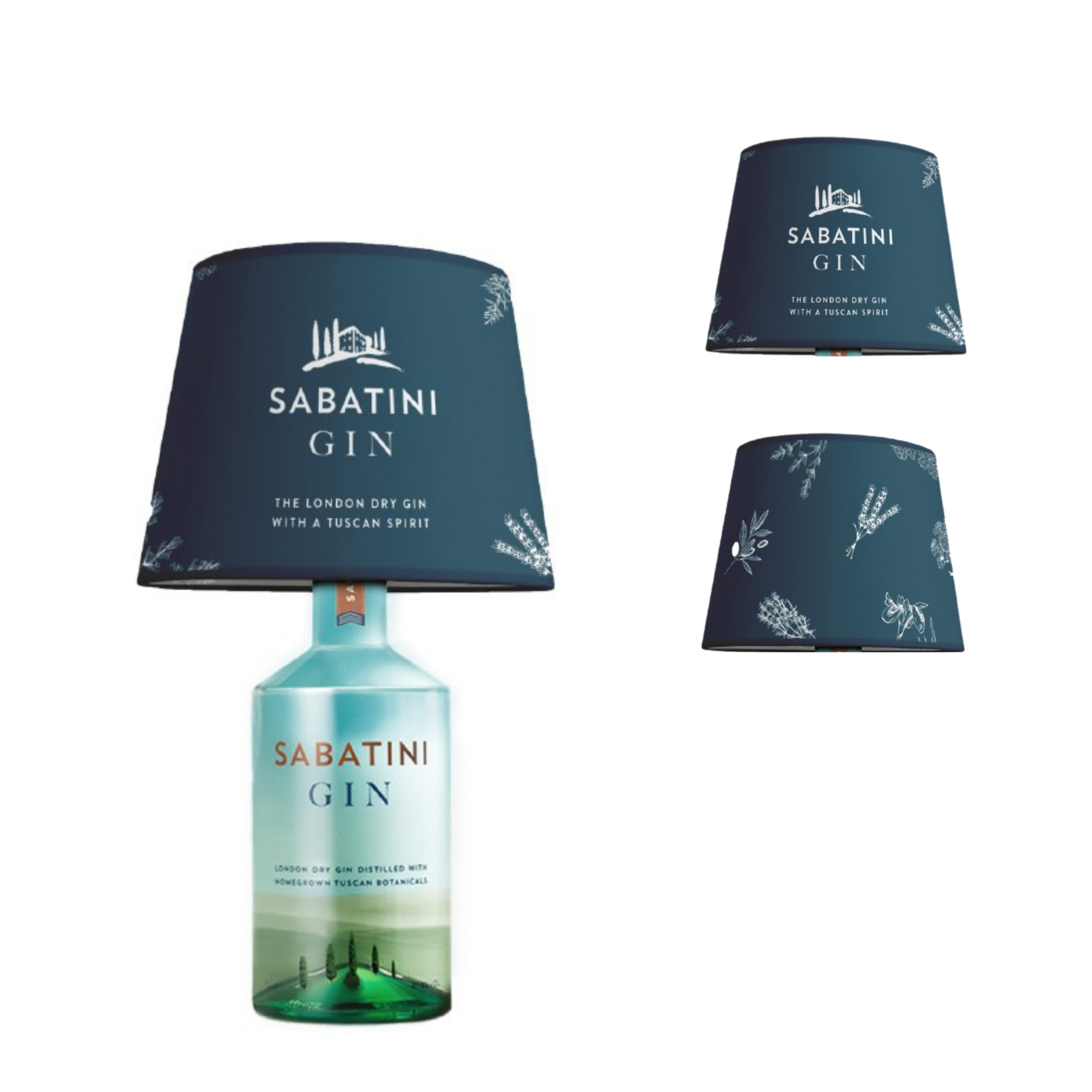 Креативная коллекция абажур бутылка Sabatini Gin 70 cl-Сделано в Италии