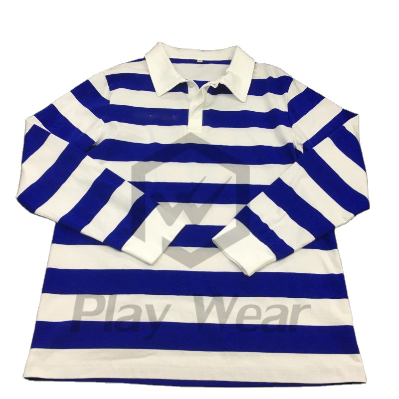 Long sleeve cotton rugby jumper football jerseys polo rugby shirts long sleeve striped rugby shirt