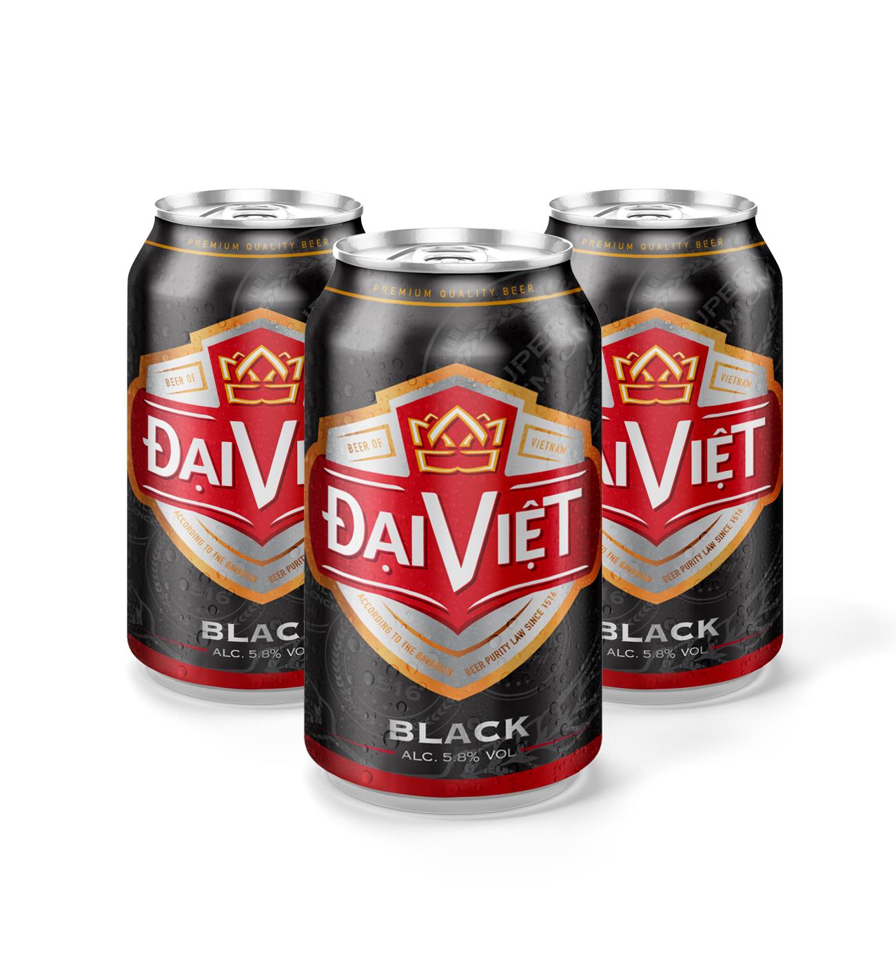 Высшее качество, хорошая цена, 330 мл Dai vietnam Black Beer, 5.8% спирт для походов на пляж, уличные вечеринки