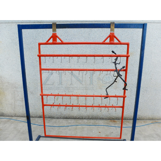 Electroplating frame for zinc plating