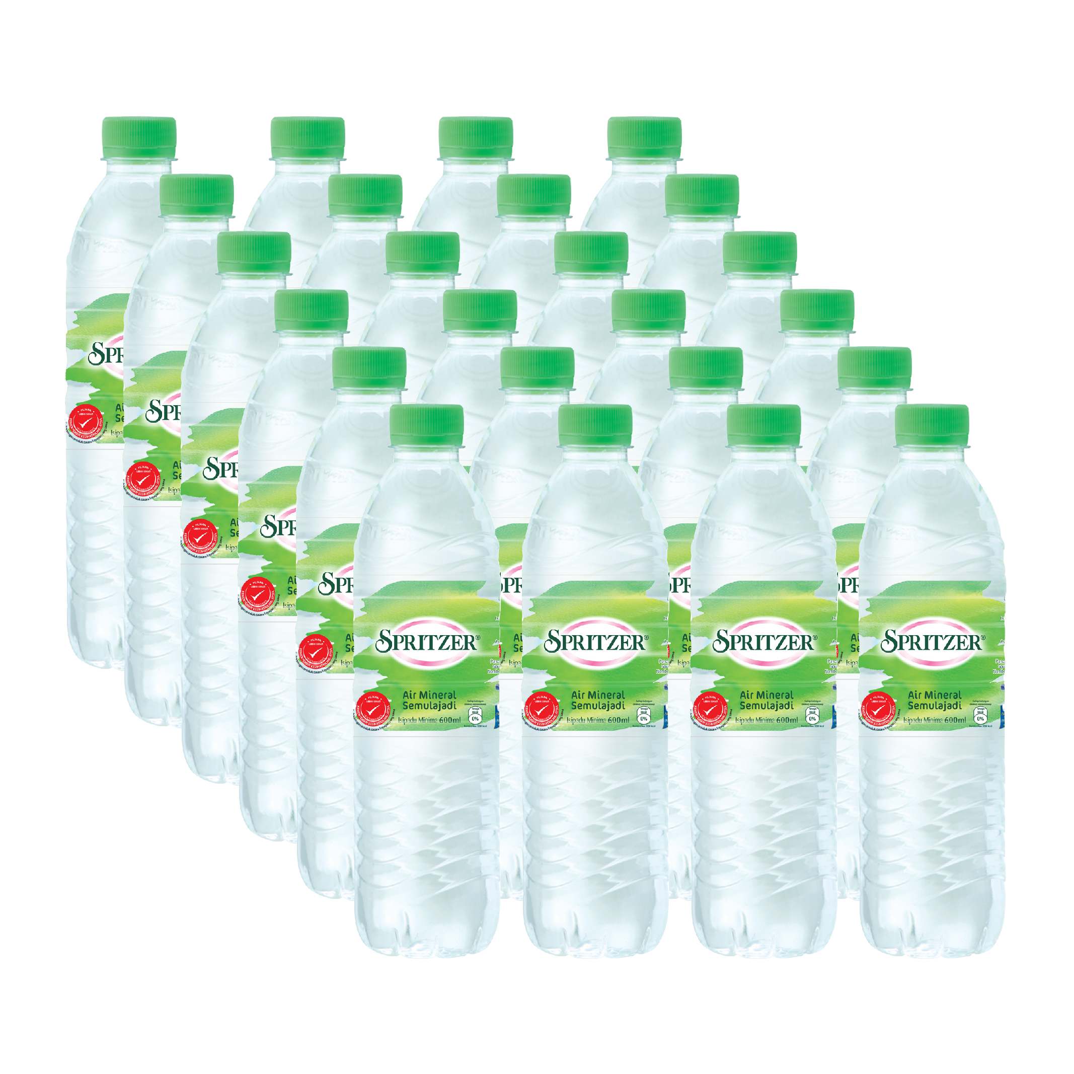 Малазийская бутылка Spritzer для минеральных напитков 600 мл x 24