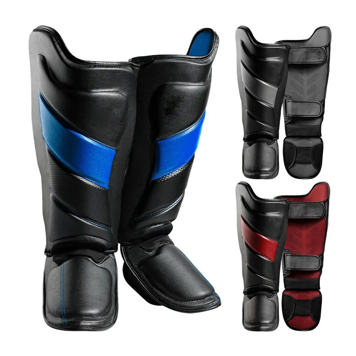 shin guard mma shin protector boxing logo muay thai shin pads in step