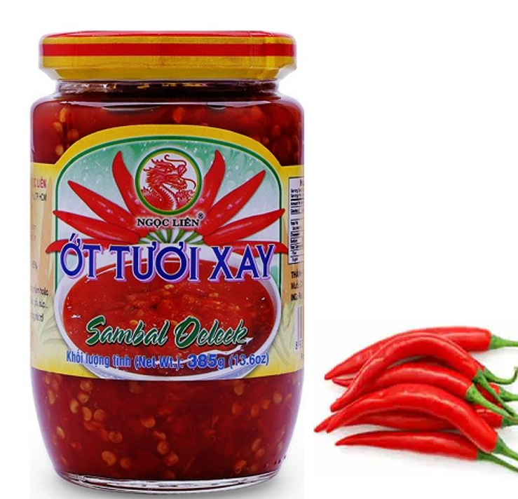 Wholesale Best Seller Ngoc Lien Spicy Ground Salted Chili 385 gr Product From Viet Nam