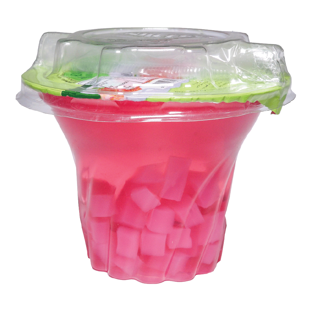 Желе Nata De Coco фруктовый напиток 24 чашки клубничный вкус 180 г [Captain Dolphin]