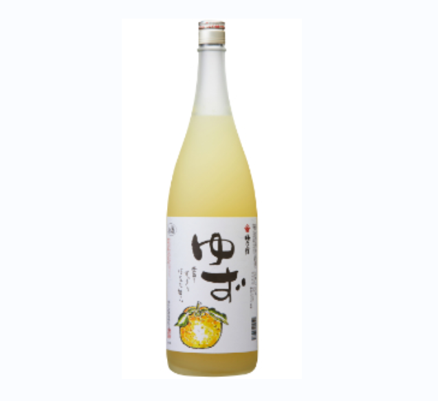Ume no Yado Yuzu Sake 1,800ml Dessert Sake Plenty of fruit juice Juicy 8 degree liqueur Fruit liquor