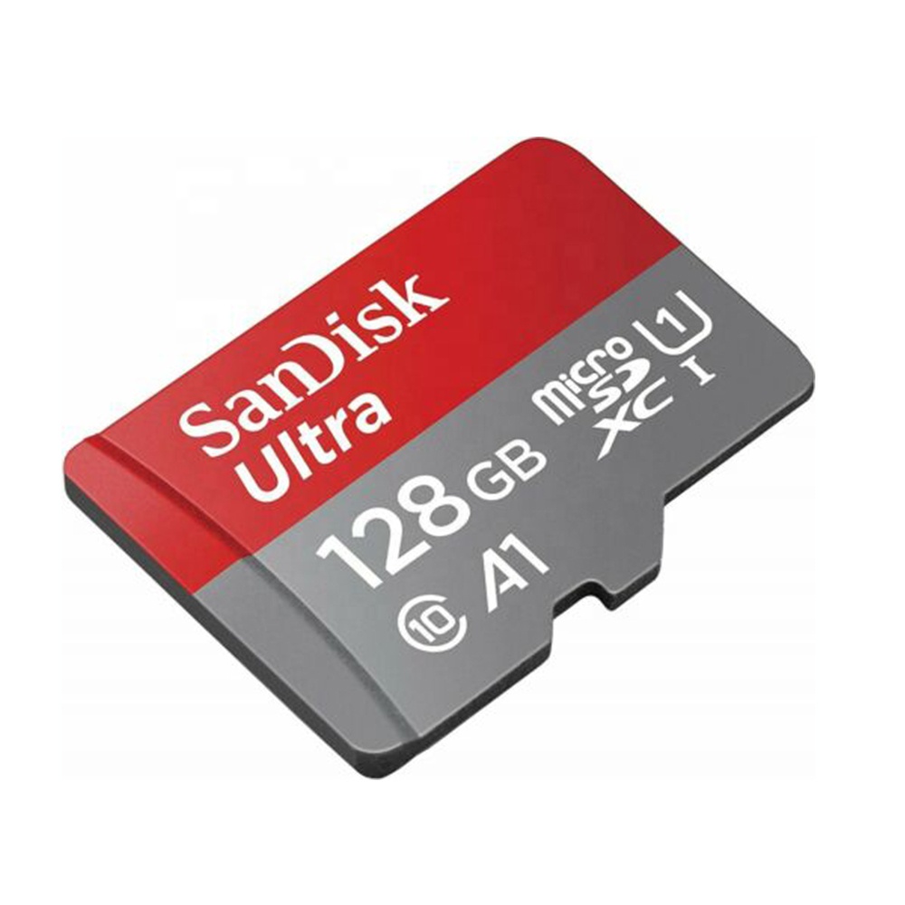 Оригинальный двойной флеш-накопитель SanDisk Ultra UHS-I A1 карта Micro SD класса 10 Флэш-карта памяти 128 ГБ мини-колонка с поддержкой без адаптера