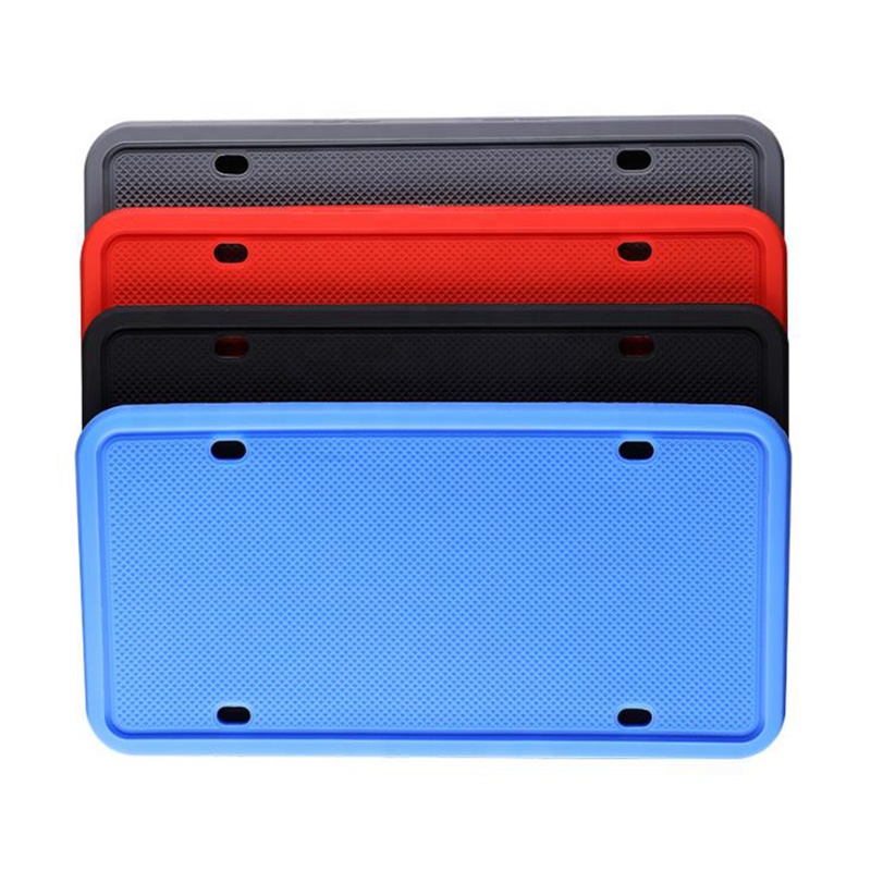 Wholesale customized good quality car silicone license plate frames USA & CANADA