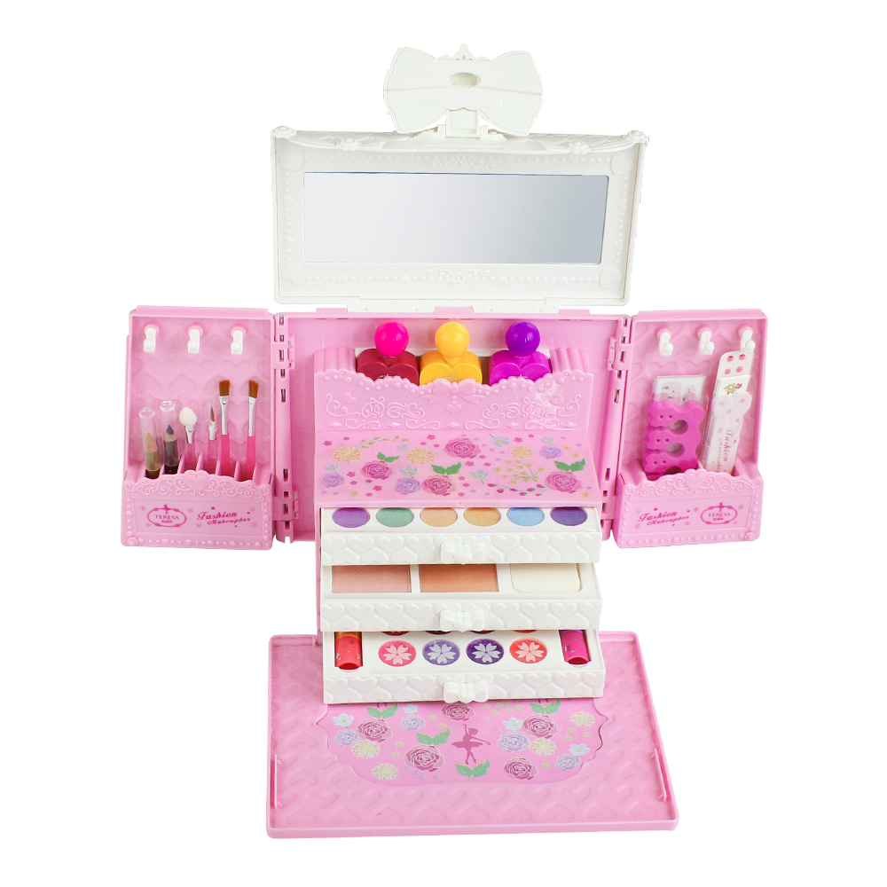 22740T secret garden комод девушки макияж набор игрушек стволовых игрушечные золотые монеты для детских Красота Косметика комплект Развивающие Игрушки для маленьких детей Безопасный и экологически чистым