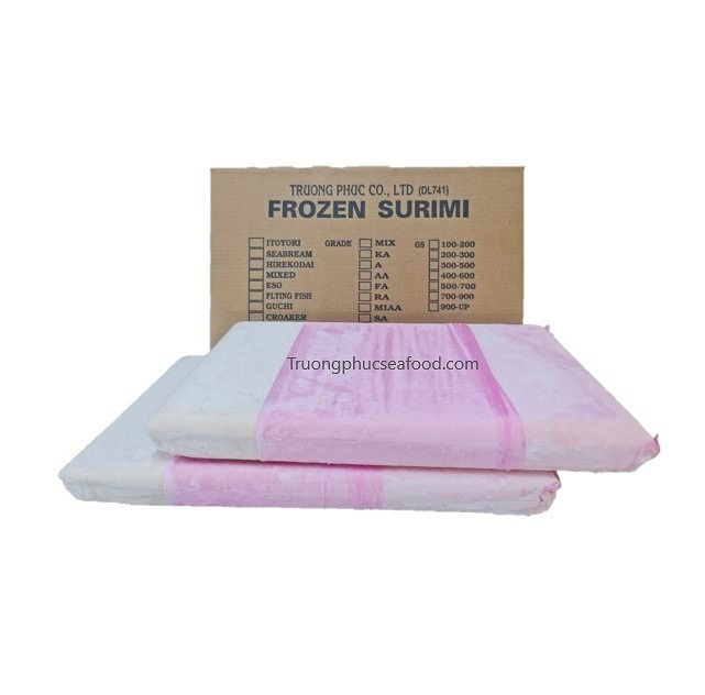 Competitive Price Frozen Itoyori Surimi 500-700 From Natural Seafood in VietNam
