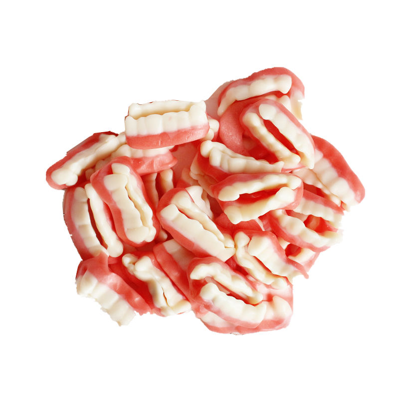 2.5kg Fun high quality tooth modeling fudge gummy candy in bulk