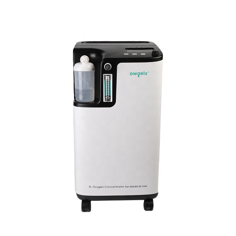 German Technology High Quality 96% Medical Portable Oxygen Concentrator 5L Price Owgels Oxygen Concentrator LCD Screen Owgels