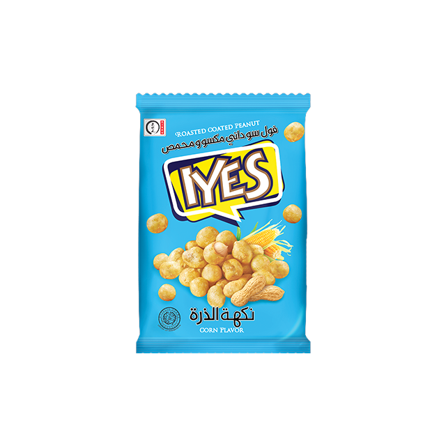 Высококачественная жареная закуска Iyes с арахисовым покрытием с ароматом кукурузы 10 г (красочная упаковка)