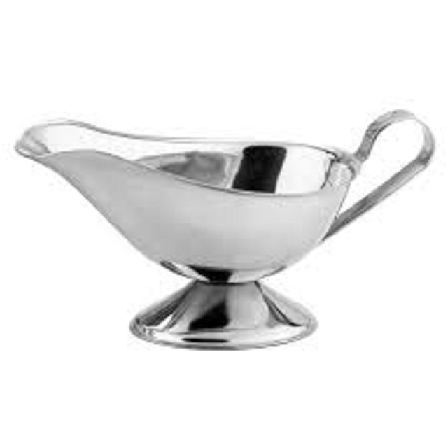 Stainless Steel Gravy Sauce Boat Mirror Finish