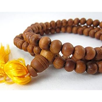 Sandalwood buddhist beads Necklace 8mm 108 Green S Bead Mala Bracelet Hand Knotted Sandalwood Mala wholesale price india