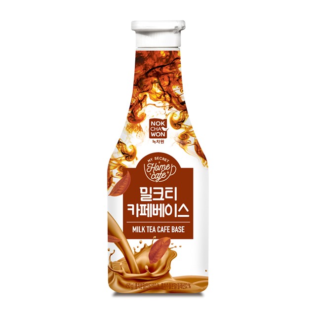 Korean Home Cafe Hot Milk tea cafe base syrup Made In Korea