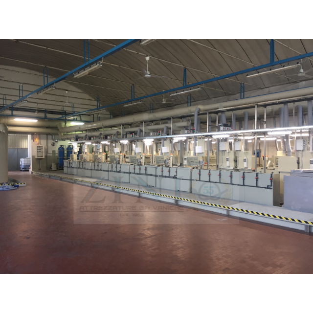 High quality electroplating plant made in PP and st. steel for electrolytic process