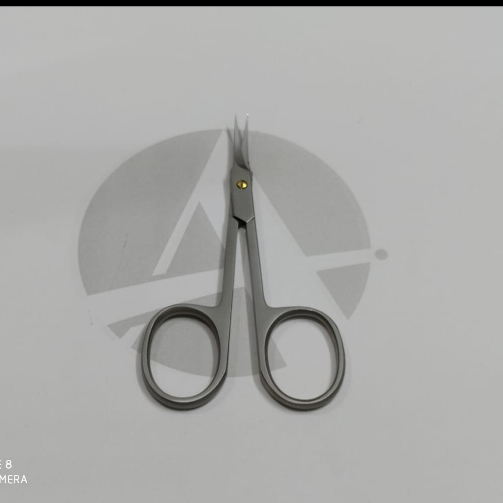 Arrow Point Micro Nail Scissors Satin/Mirror Polish 3.5"