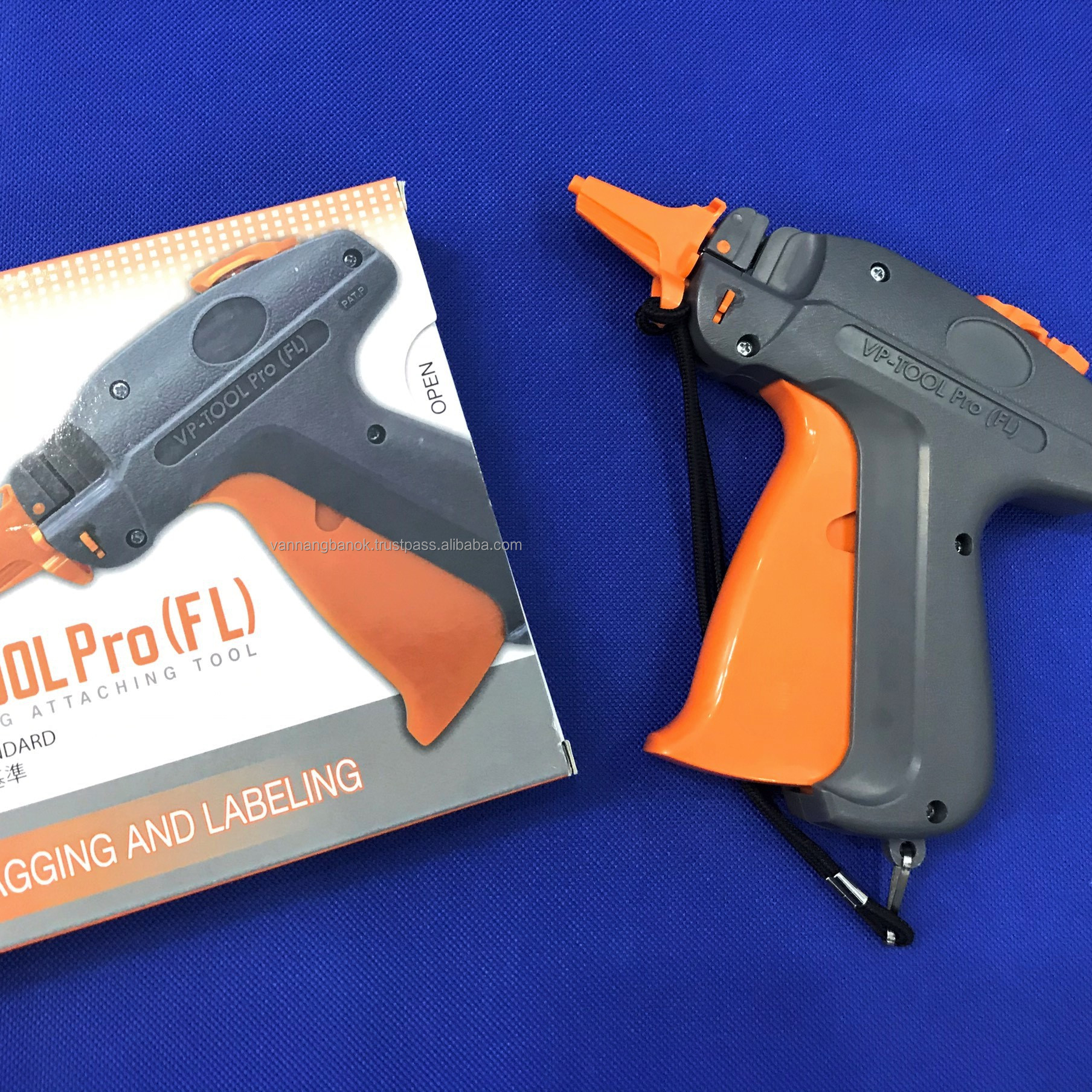 Бирка пистолет 37 мм VP Tool Pro FL с брендом Van Wang Banok с длинной тонкой иглой для использования с длинной тонкой булавкой японское качество