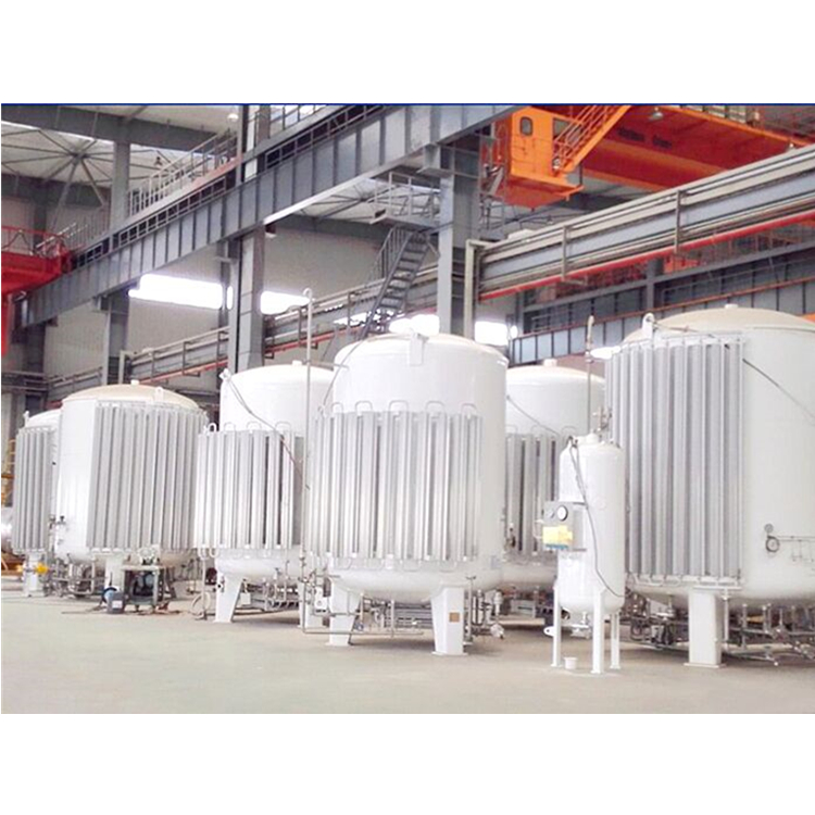 5m3 Liquid Nitrogen Argon Oxygen Storage Tank Cryogenic Micro Bulk Oxygen Tank Liquid Oxygen Tank with Evaporator Indonesia