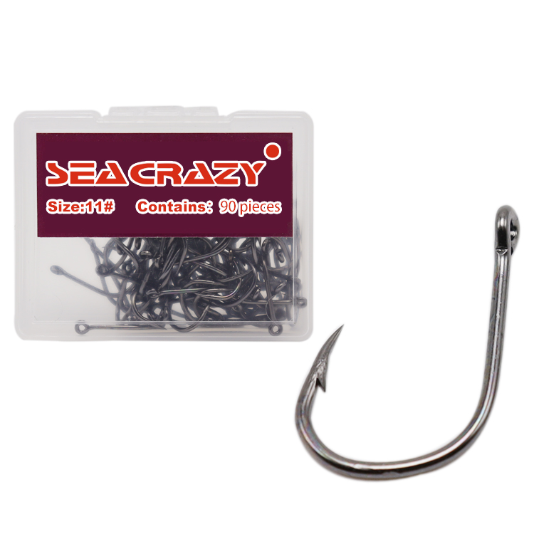 Factory wholesale Outlet Fishing Carp Ring Set With Circlem Resistance Barbed Fishing Hook Box