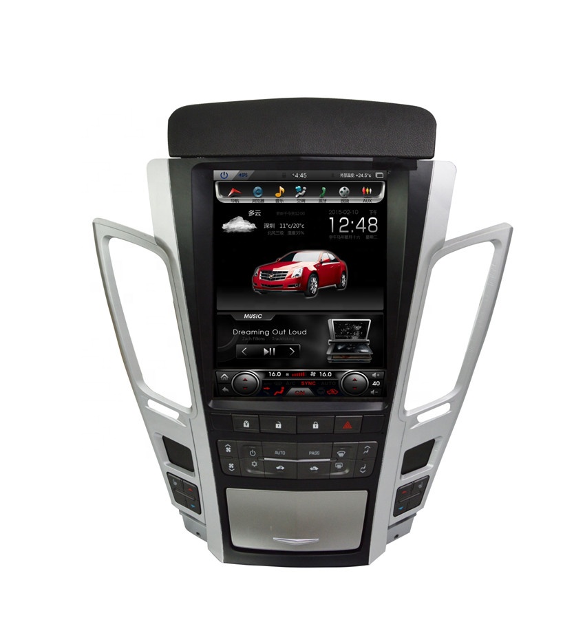Автомагнитола на android с сенсорным экраном, видео, стерео, gps-плеер для Cadillac CTS 2007-2012 с мультимедийной Wi-Fi-навигацией