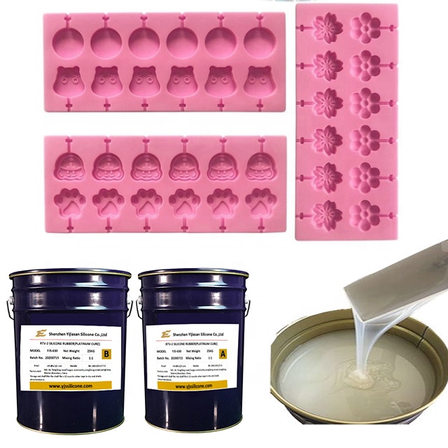 Rtv2 food grade liquid silicone rubber for candy molds