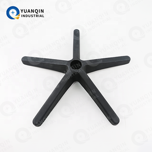 China Swivel Parts PA Office Nylon Spider 300mm 800kg Supporting Black wheel Office Chair Base