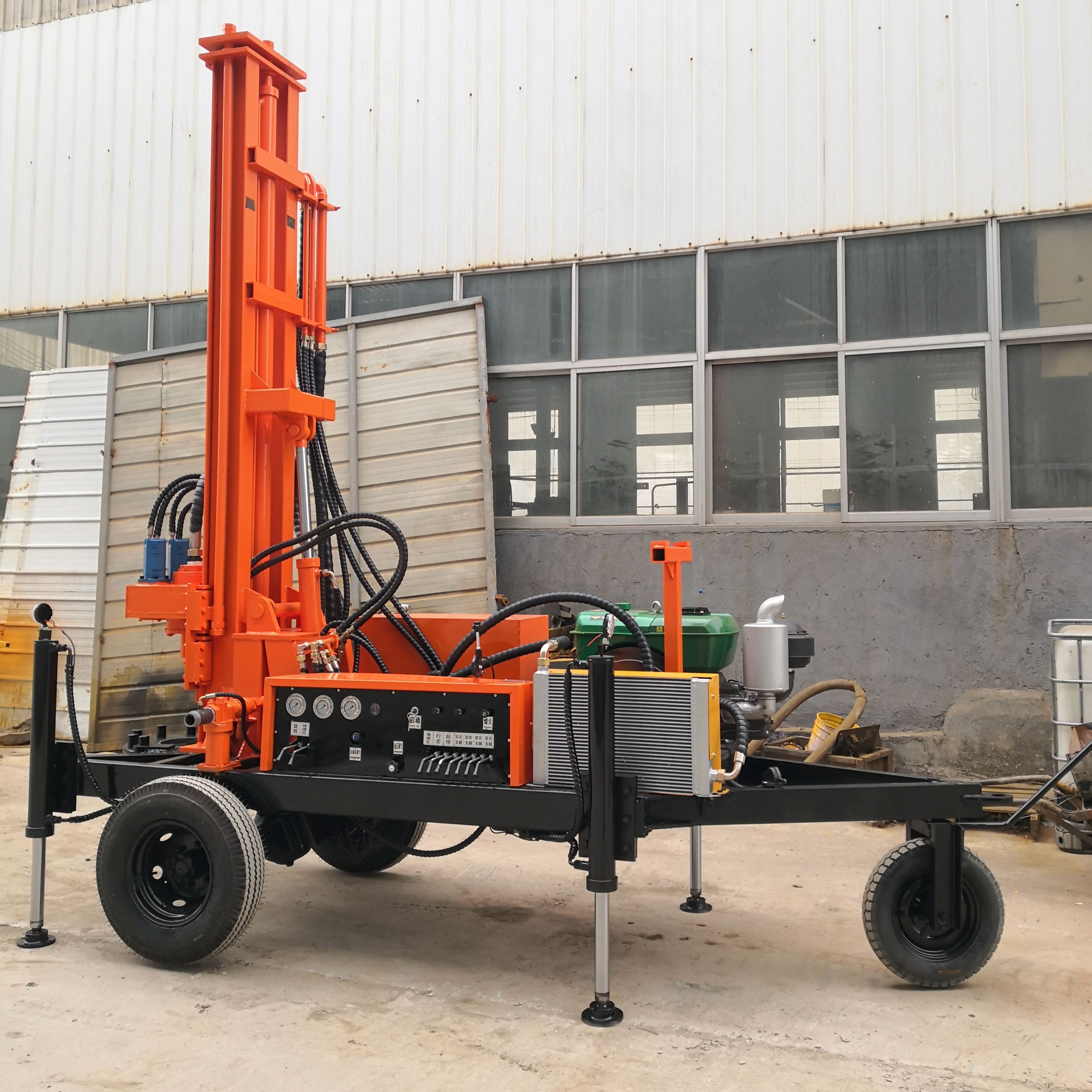 BDM-150A трейлер установлен DTH буровая установка колодца воды