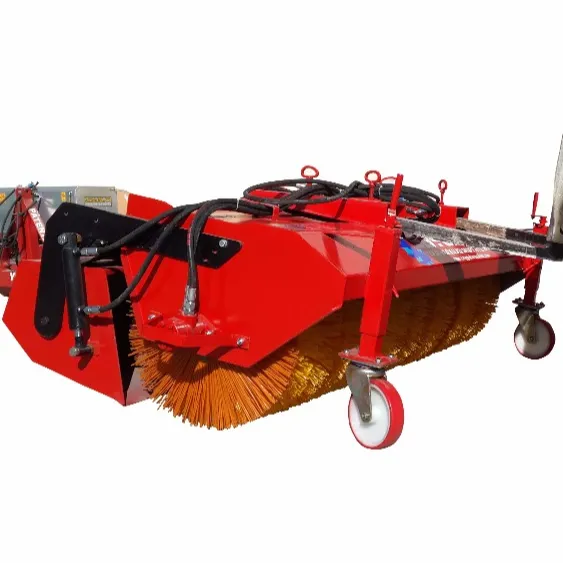 Forklift Mounted Road Sweeper With Bucket Forklift Broom