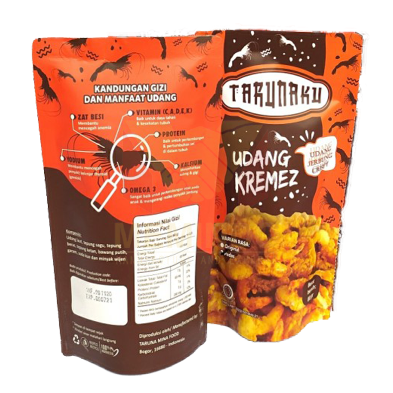 HALAL закуска Хрустящие креветки креветок сделано в Индонезии OEM оптовая продажа готовая заводская цена