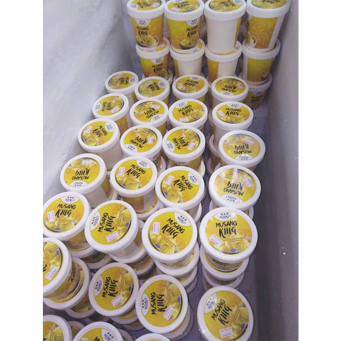 Премиум класс, мороженое, фруктовое мороженое Bedhills Creamery Durian, готов к экспорту от малазийского поставщика, Произведено в Малайзии