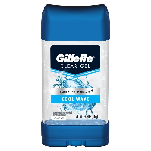Deodorant for Men Clear Gel Cool Wave Antiperspirant (Case Pack of 5)