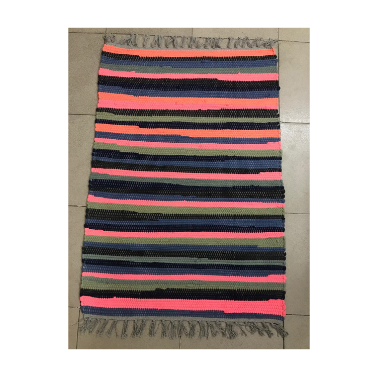 Customized/OEM Hand Knotted Cotton Chindi Rugs for Wholesale Buyers