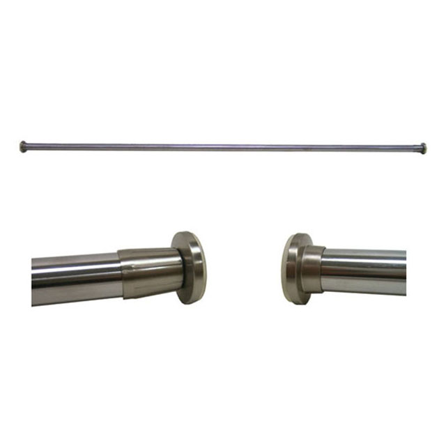 Hot sale straight I shaped telescopic adjustable shower curtain rod