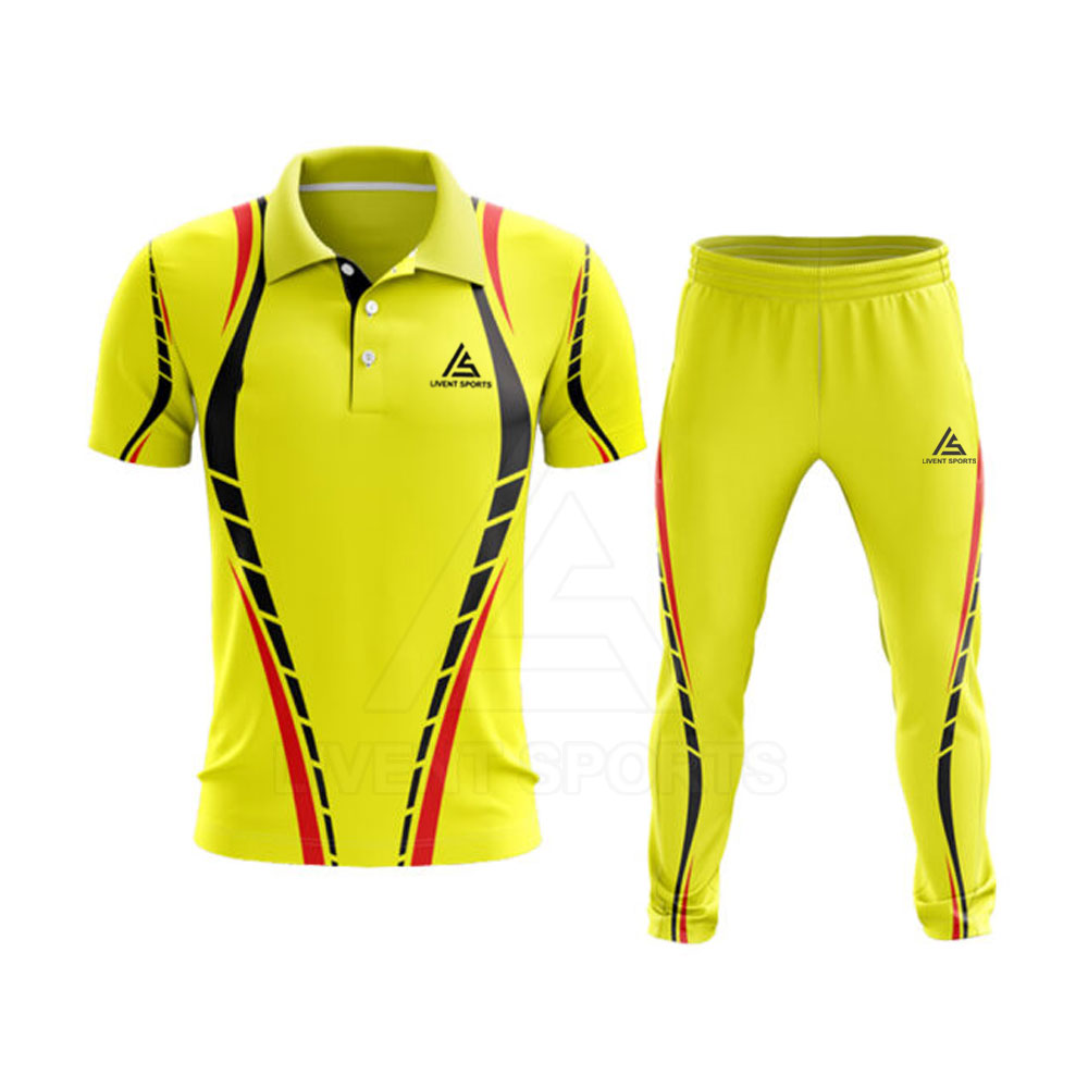 Custom Design Brand Logo Jersey Online Cricket Uniform Jersey Shirt & Trouser