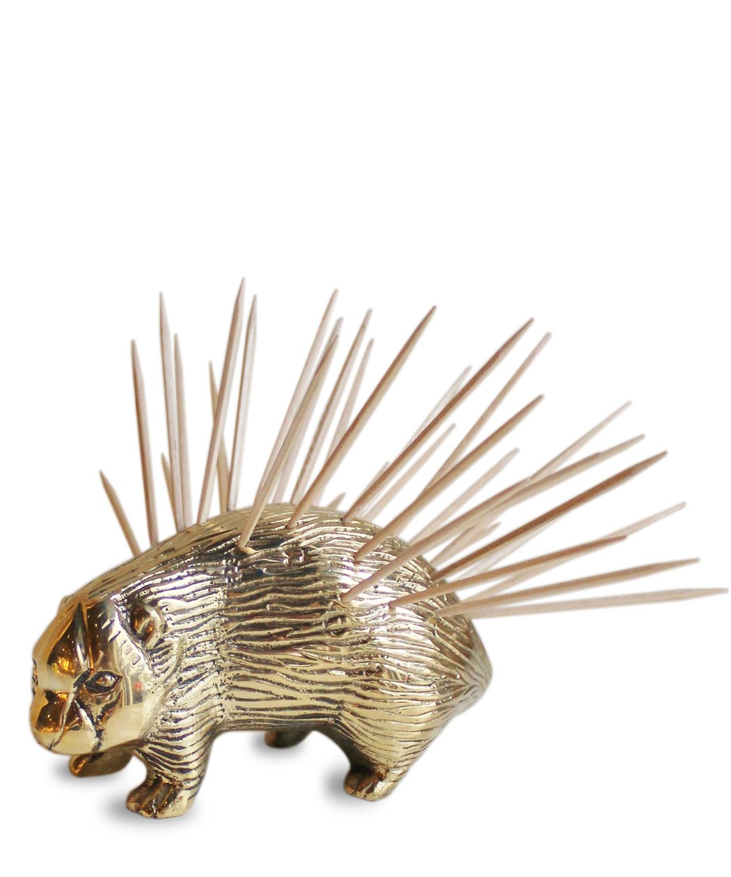 Латунный держатель зубочисток Porcupine
