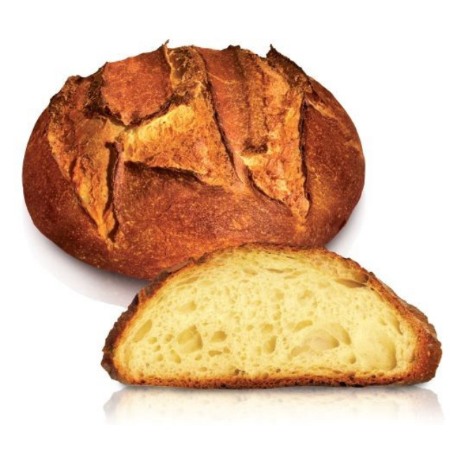 Italian Gourmet Par Baked Wheat Semolina Frozen Baked Round Bread Wholesaler