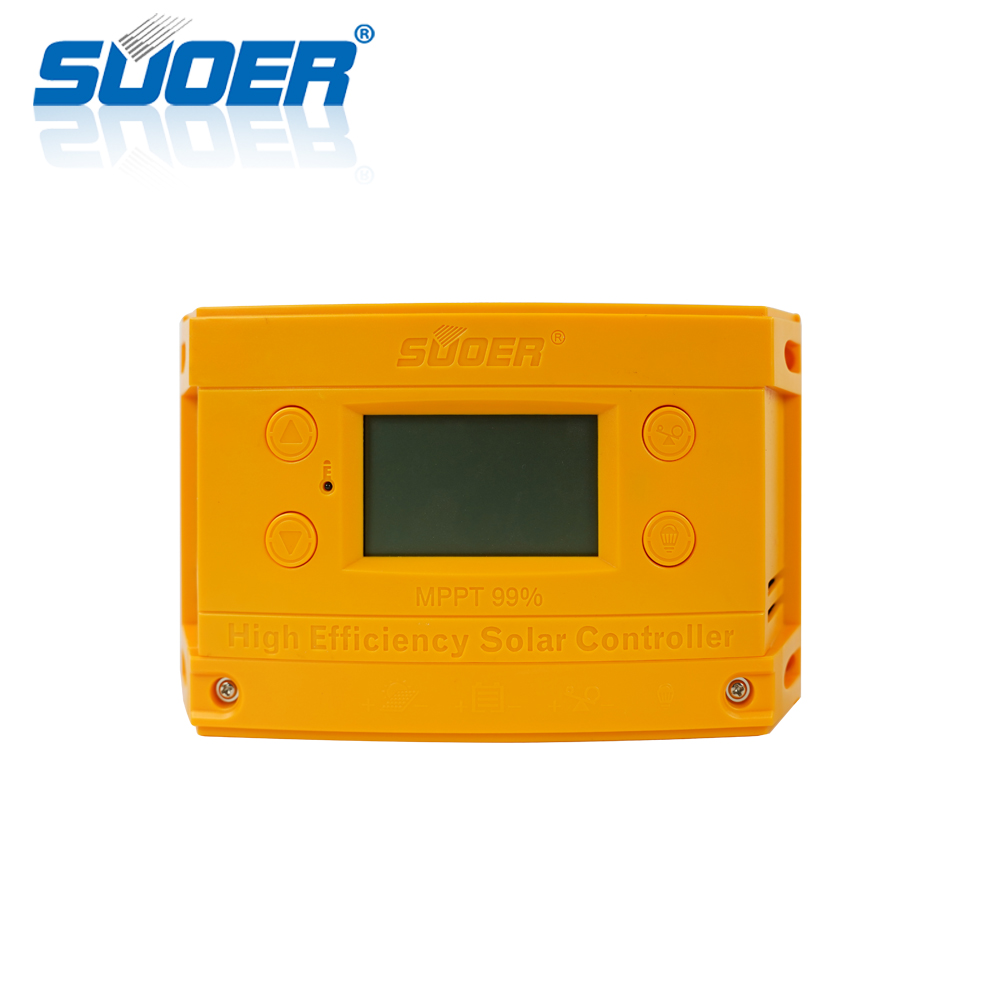 Suoer 20A 12V/24V MPPT Solar Panel Regulator Charge Controller built-in USB charging interface