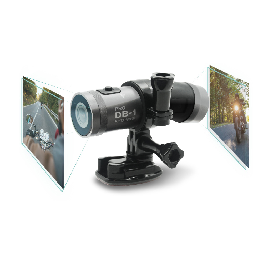 Helmet Sport Front and Rear 2CH FHD 1080P WIFI action cam - motorcycle helmet camera
