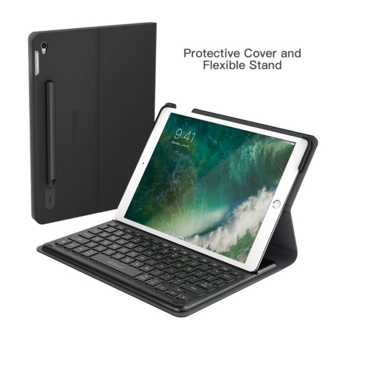 Dodocool DA161 iPad 10,2 дюйма/10,5 дюйма, сертифицированная MFi смарт-клавиатура с держателем для карандаша, совершенно новый хорошо изготовленный производитель, оптовая продажа