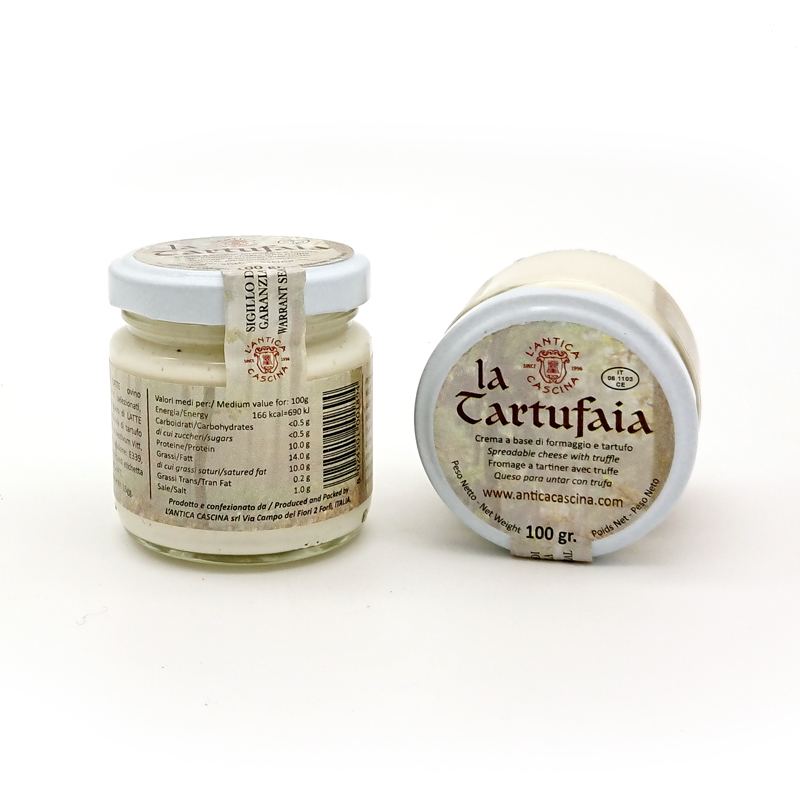 Овечий сыр высшего качества, произведенный в Италии, crema La Tartufaia, 100 г, на экспорт