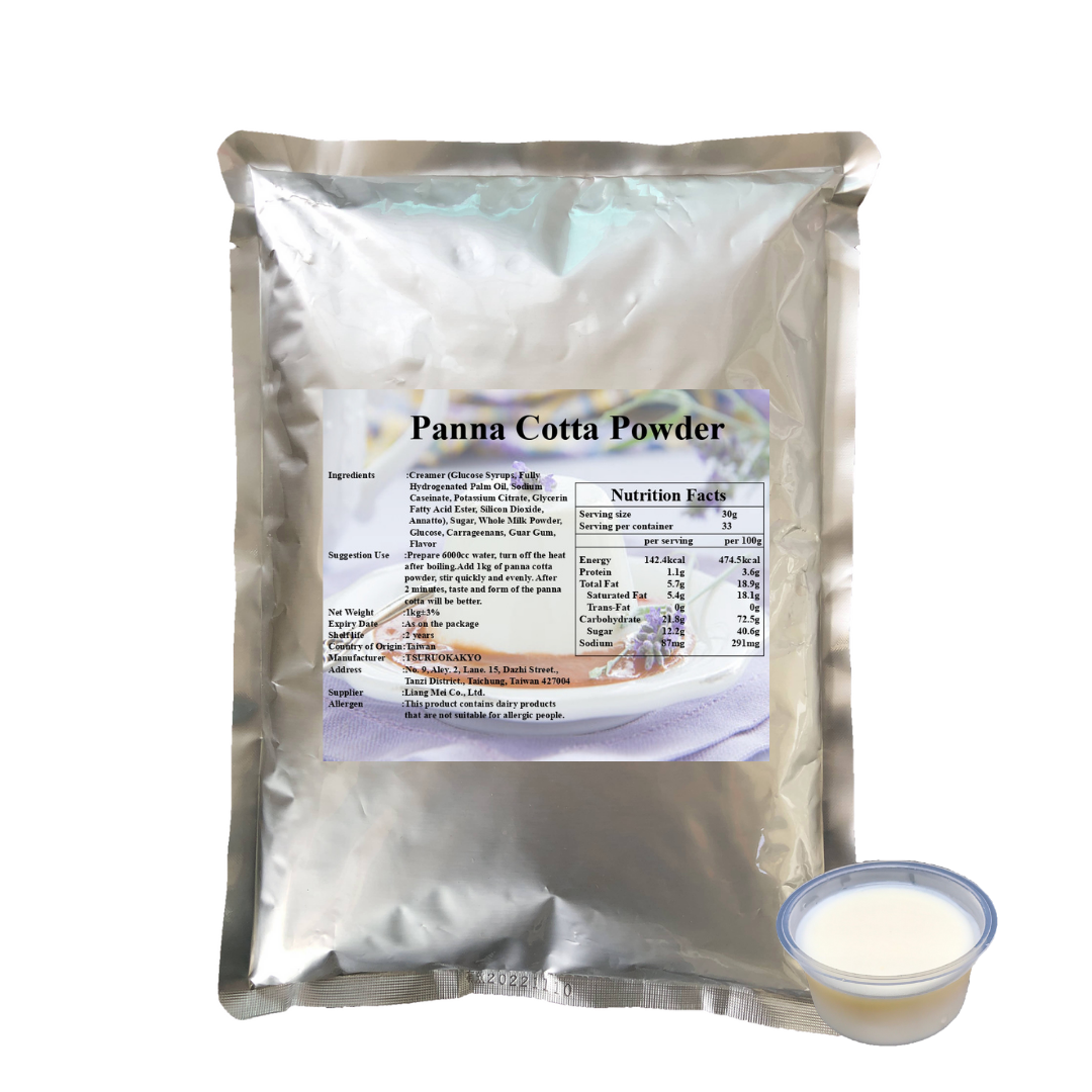 Ready To Ship LMC Taiwan Supplier Hokkaido Milk Panna Cotta Instant Powder