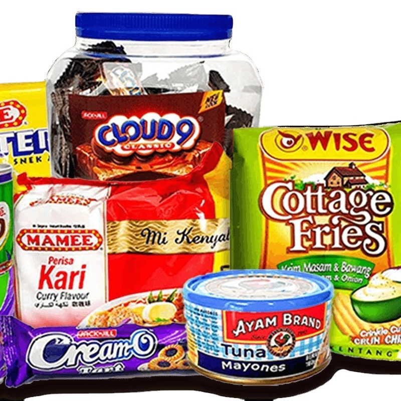 Premium Halal Dried Snacks Variety Pack - Potato, Veggie, Sweet Potato Chips, and Seafood Flavours