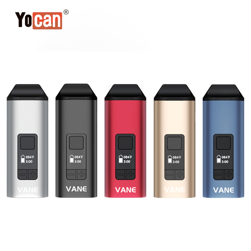 Hot Sale Yocan VANE 1100 mAh Battery Vaporizer With Type C Charging For Dry Herb