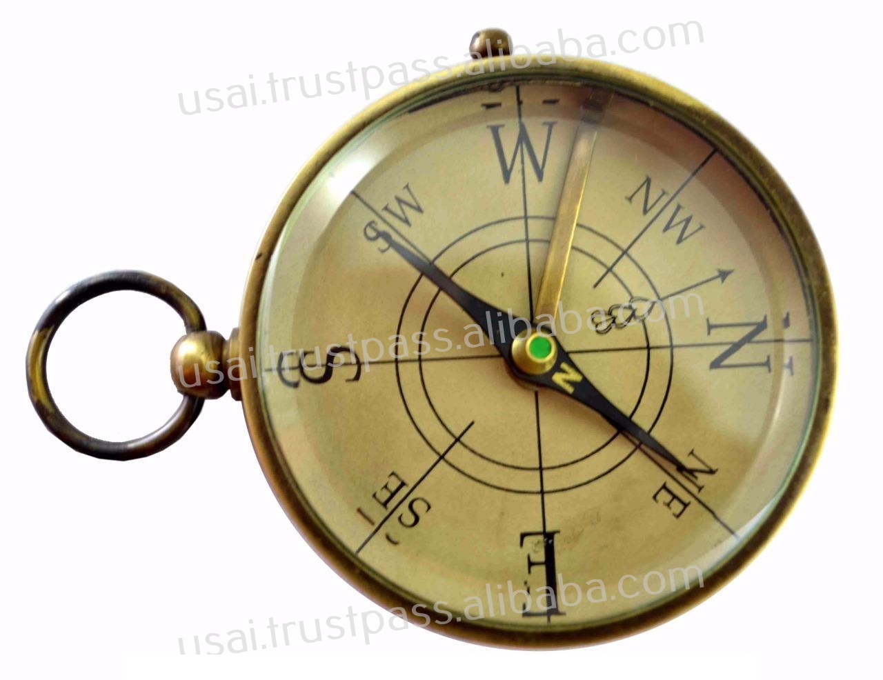 Brass Compass,MARINE HMS ENDEAVOUR BRASS ANTIQUE COMPASS - 3 INCH