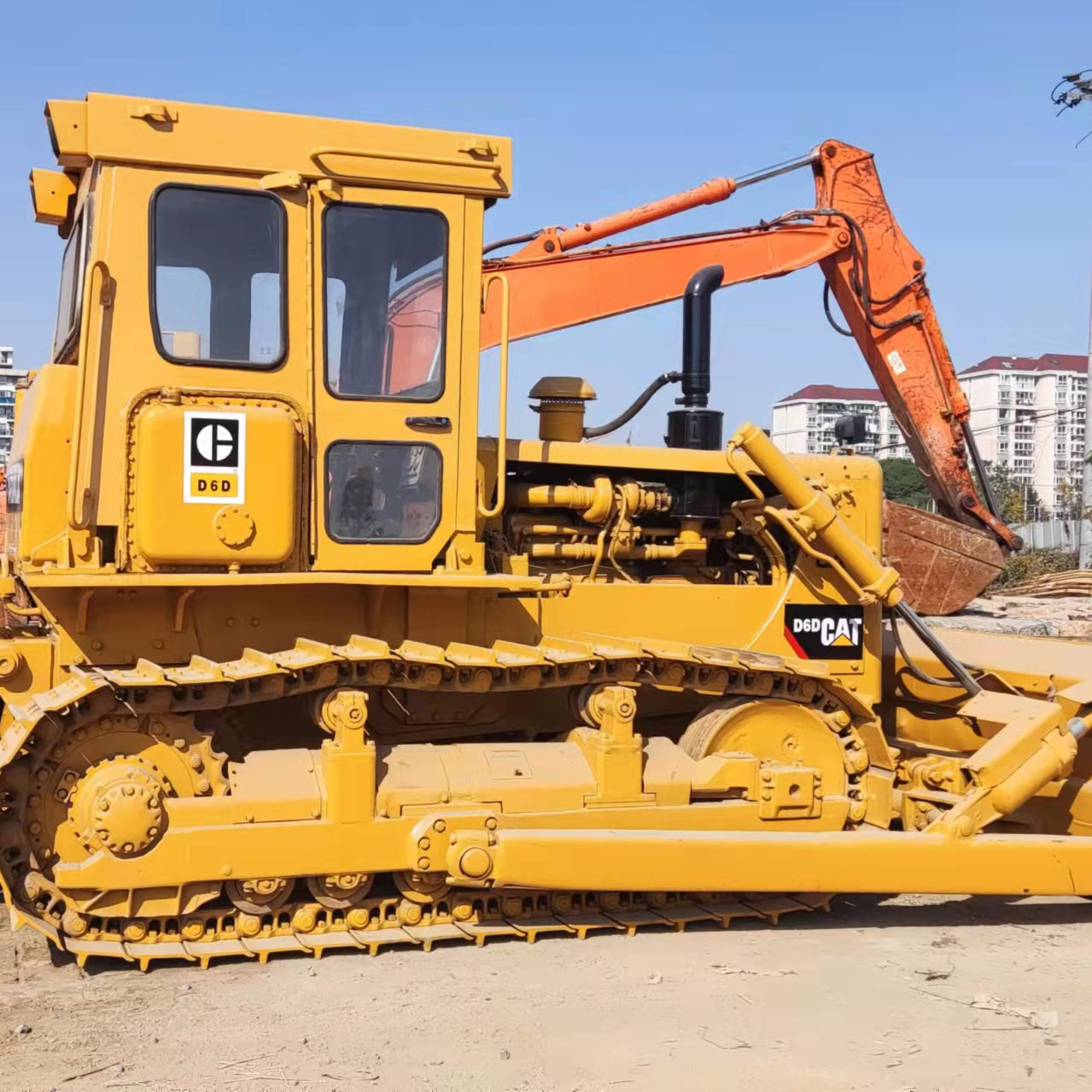 Б/у бульдозер Caterpillar CAT D6D D6G D6R D7G D7R D8R D8H с рычагом по низкой цене
