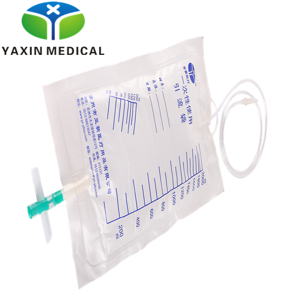 Disposable medical urine drainage bag 2500ml