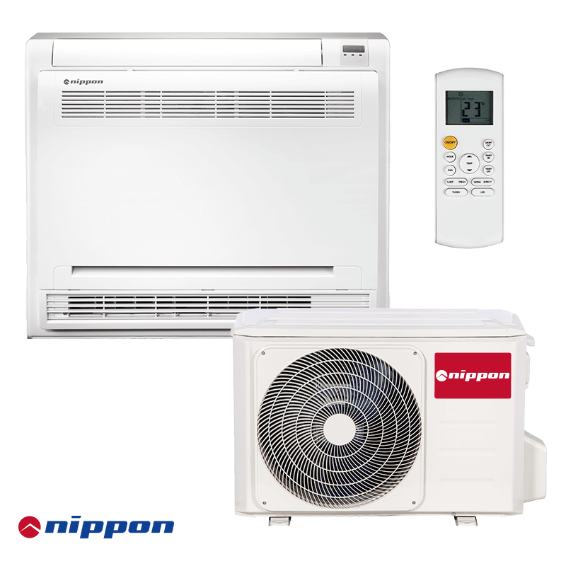 Инверторный Кондиционер Nippon NFAU-16HRFNX-Q/NOB30U-18HFN8-Q-напольный A ++ / A + класс энергии охлаждения/отопления
