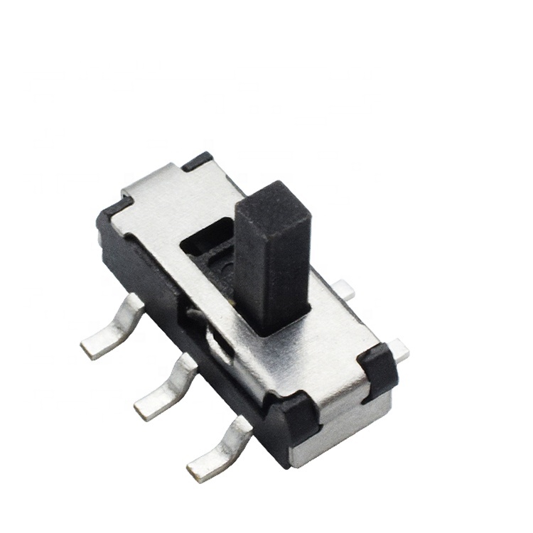 Переключатель слайдов MST22D18G4 SMD/SMT, переключатель, 2 положения, высота ручки 2/4 мм с 6 контактами